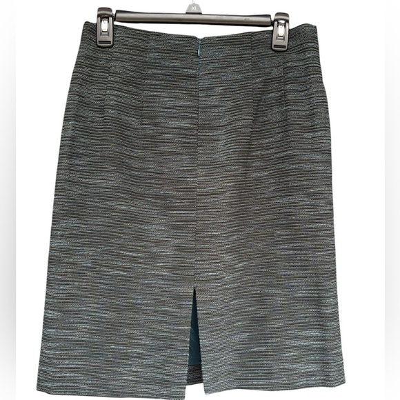 TAHARI Arthur S Levine Women's Size 4 Straight Multicolor Tweed Pencil Skirt. - Picture 2 of 3